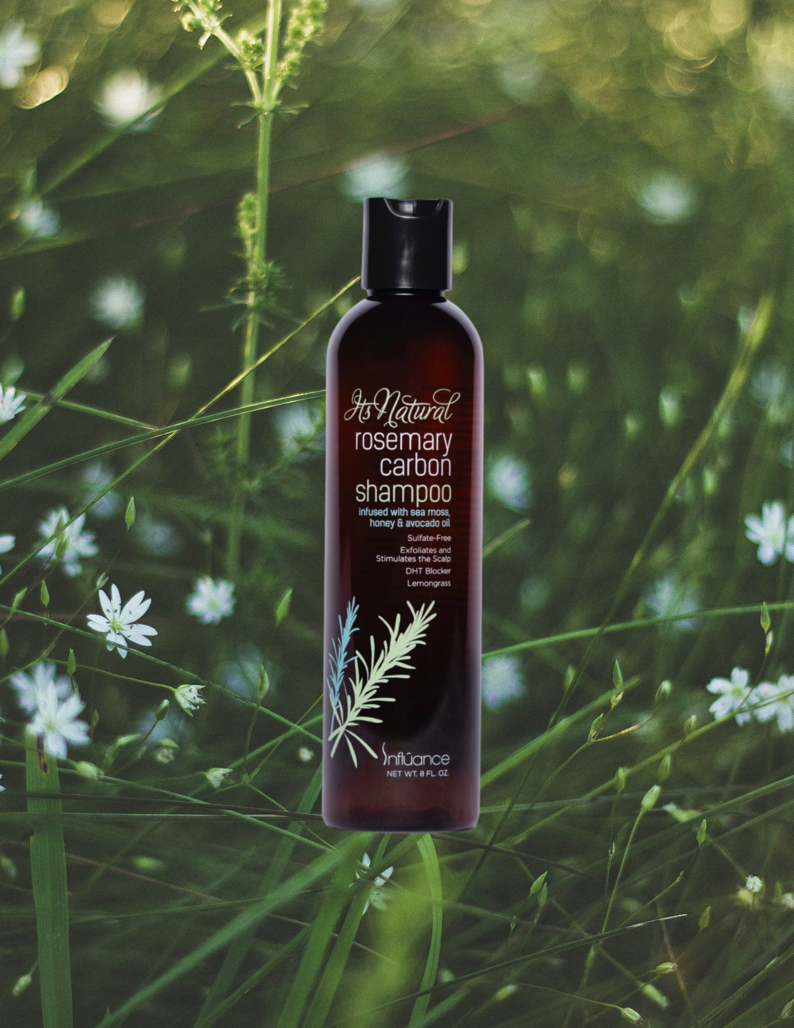It's Natural” rosemary carbon shampoo — MYSTIC BEAUTY STUDIOS LLC